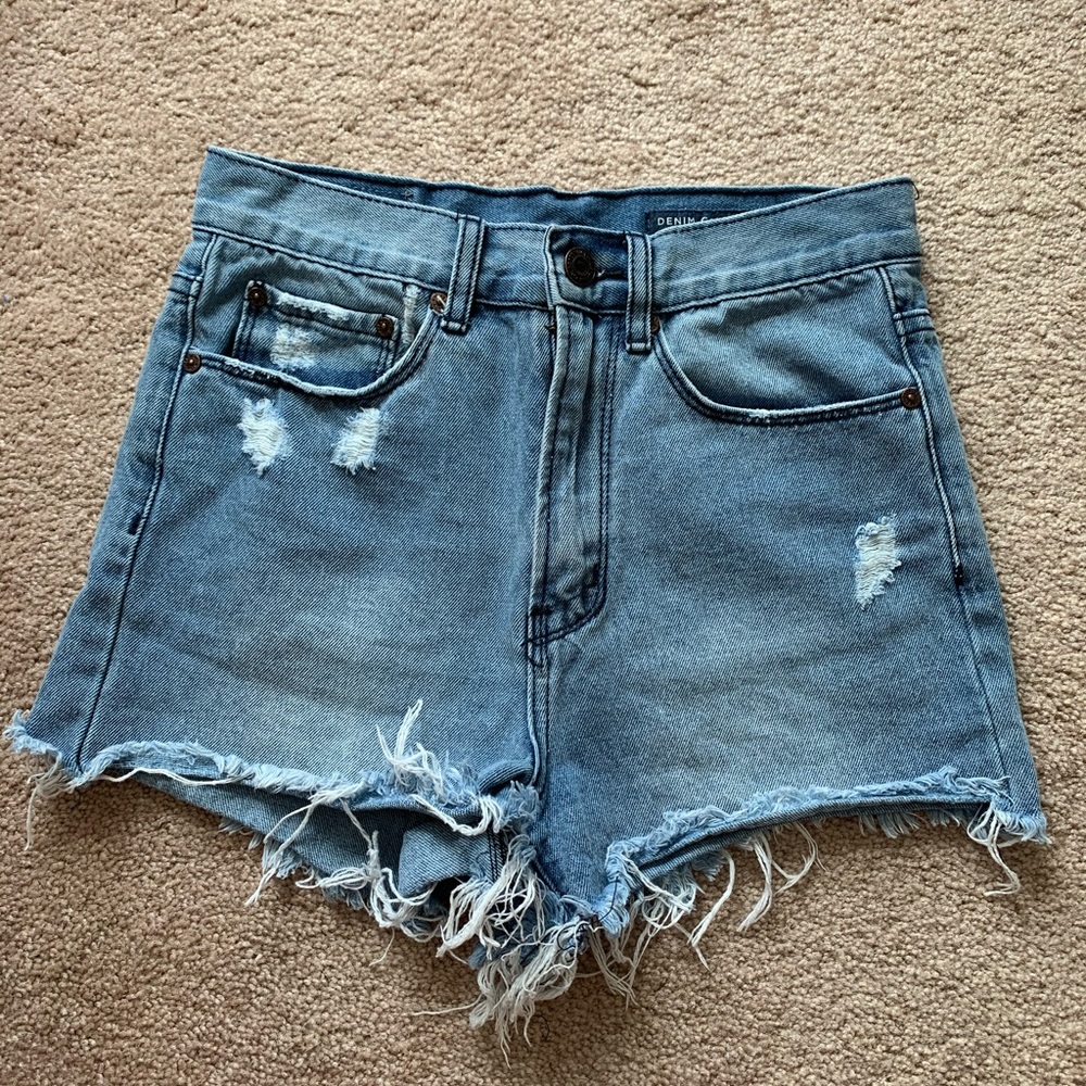 distressed shorts